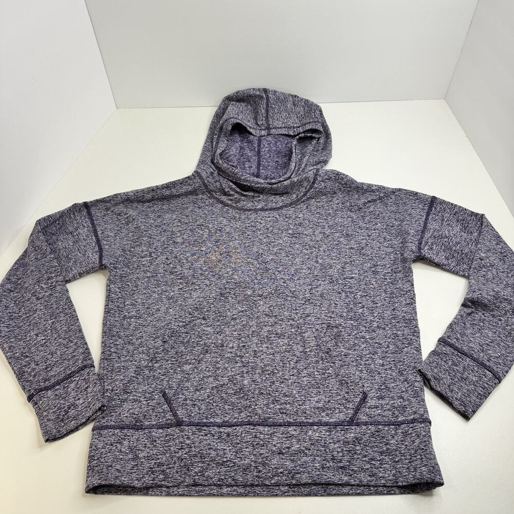 Lucy Activewear Hoodie Sweatshirt Pullover Fleece Lined Women’s Medium Purple
